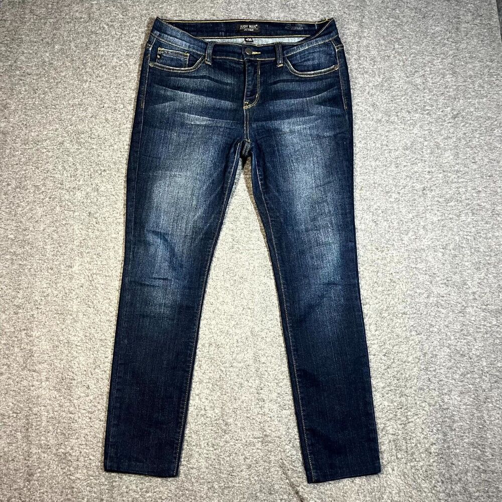 Judy Blue Skinny Fit Mid Rise Stretchy Jeans Women’s 11/30 Hemmed (JB8260DK)
